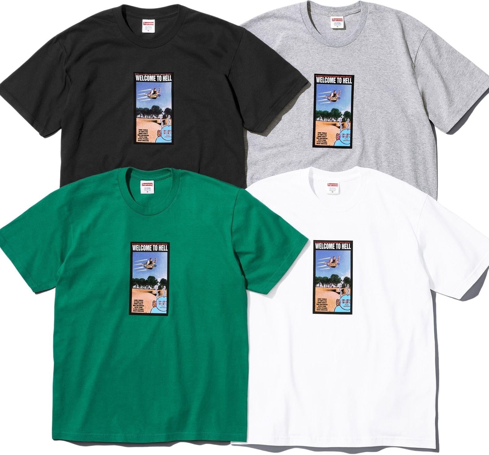 Supreme/Toy Machine Welcome To Hell Tee